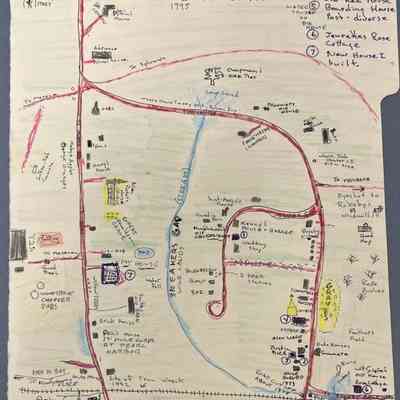 Barrytown map from Anastasia Shartin master's thesis, 1996