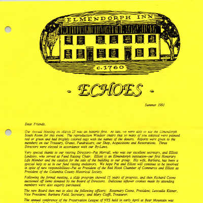 1991-3 FOE Newsletter, Summer 1991