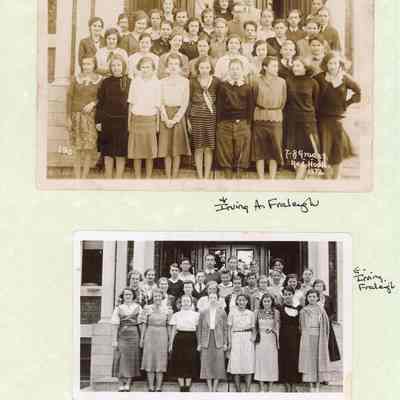 School class photos with Irving A. Fraleigh