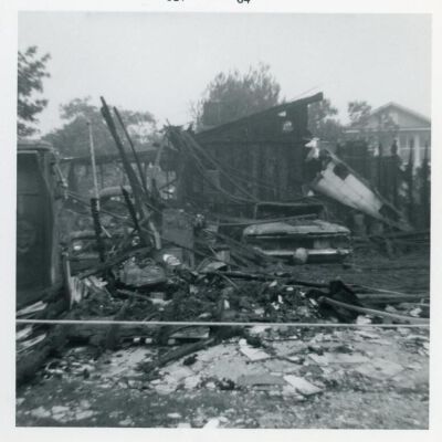 Scheffler Lumber Company fire, 1964