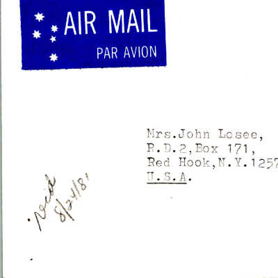 Anna Bishop Letters