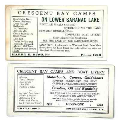Advertising Card - Cresent Bay Camps