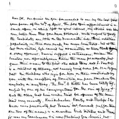 John Armstrong Letters and Research