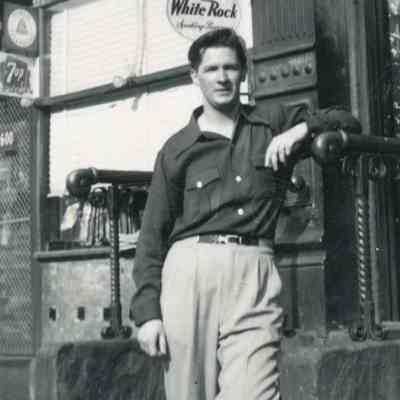 M. Doty's future husband Bill, New York City native, circa 1940s.