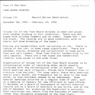 Vol. III - December 28, 1904 - February 10, 1934