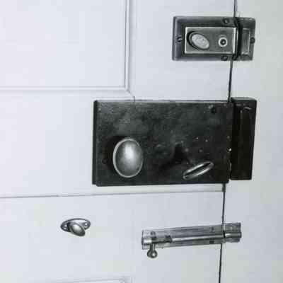 Maizeland - Detail of door lock - 1966