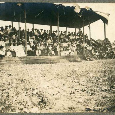 Chanler Park spectators, early 20th century