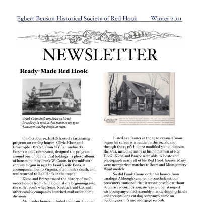 2011(1) Winter - EBHS Newsletter