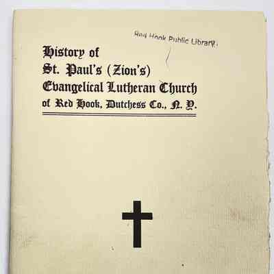 1715-1976 History of St. Paul's (Zion's) Evangelical Lutheran Church