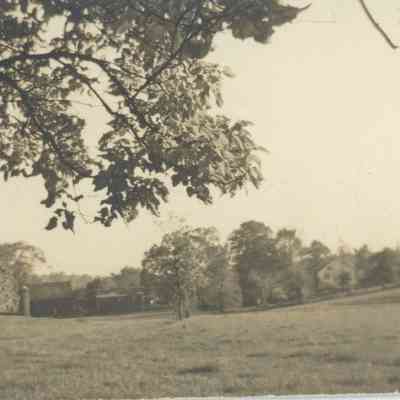Looking south from hilly field