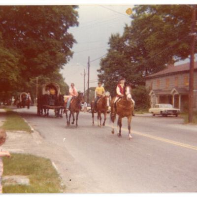 Bicentennial Wagon Train Parade, 1975