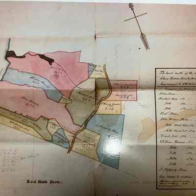 c 1848 Champlin Map of leaseholds that later became Rokeby