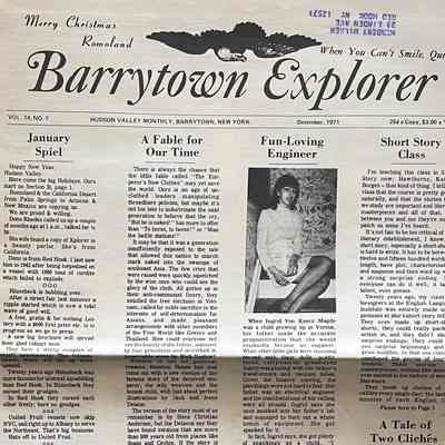 Barrytown Explorer - December 1971