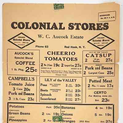 Aucock Store Sales Flier/Mailer
