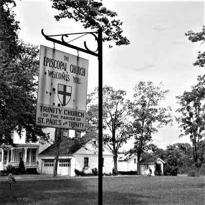 Trinity Episcopal Church in Tivoli, 1958
