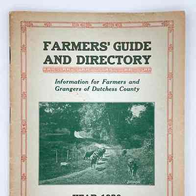 Farmer Guide and Directory (Dutchess County) 1930