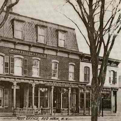 Odd Fellows Hall and post office, Red Hook, N.Y.