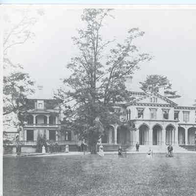 View of Massena before the fire