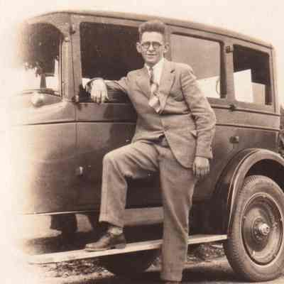 Russel Clum with car
