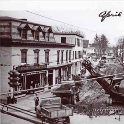East Market Street construction, 1949