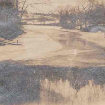 Stream with dam