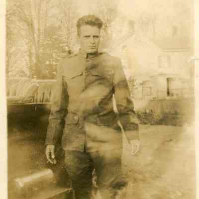 Roland A'Brial in uniform, World War I