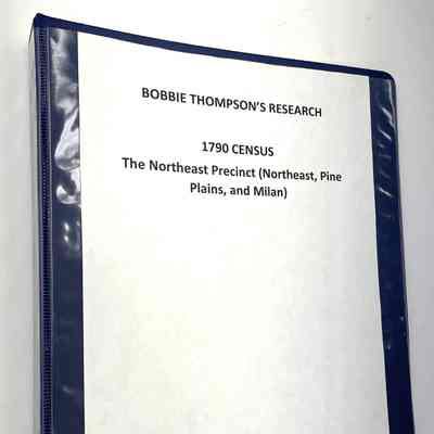 1790 Census - Bobbie Thompson's Research