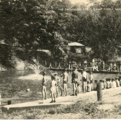 The swimming pool, Camp Tivoli, Madalin N.Y., c. 1942