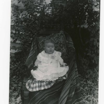 Edith Stall as a baby