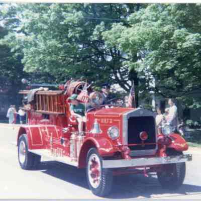 Fire Truck at Parade c. 1989