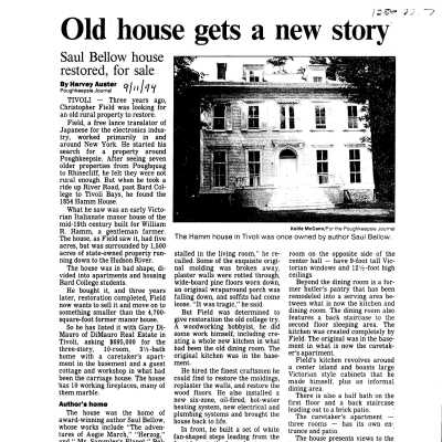 Ham House Article, 1994