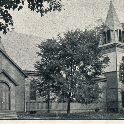 M.E. Church and chapel, Red Hook, N.Y.