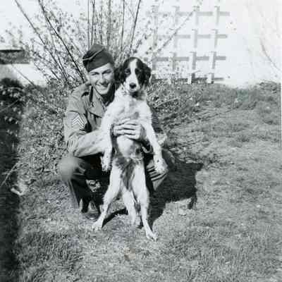 Dave Wager & Mr. Voorhis's dog