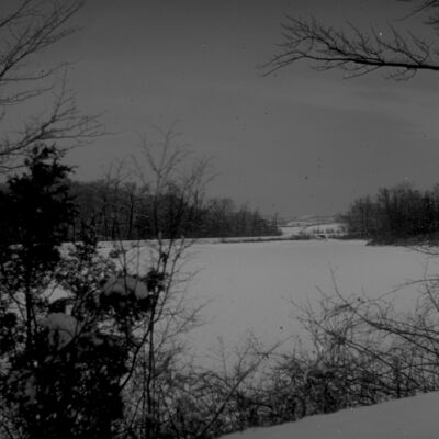 Spring Lake in the snow