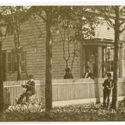 Boy Riding Bike on East Market Street