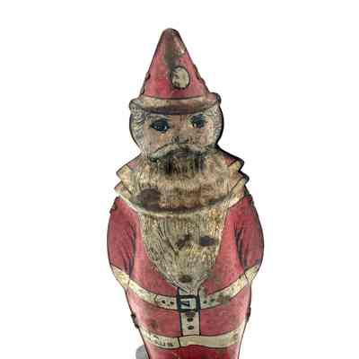 Tin Wind-Up Santa