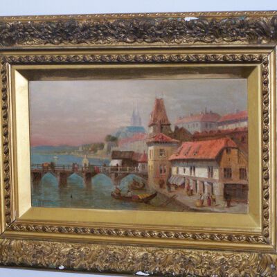 View of Basel on the Rhine