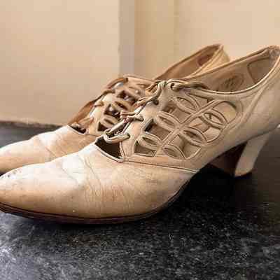 Shoes, Pierced Leather, Women's