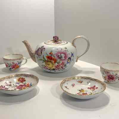 Meissen Porcelain Tea Service