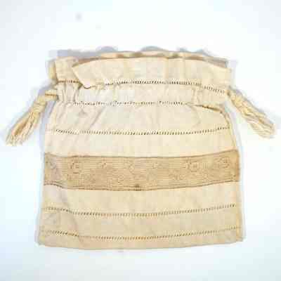 Linen Drawstring Purse
