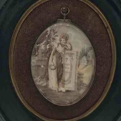 Miniature Portrait on Ivory