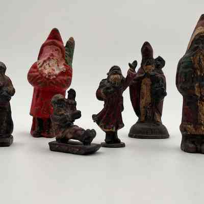 Collection of Lead St. Nicholases