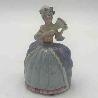 Porcelain Flask for Perfume in Shape of a Lady