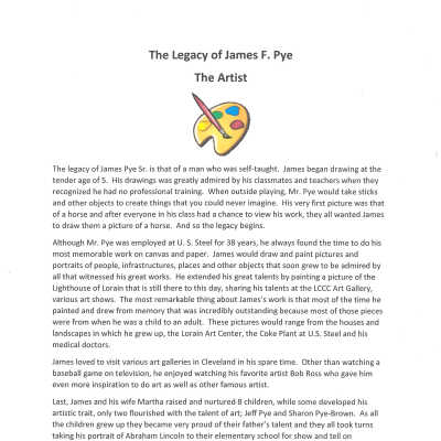 Pye, James (Artist)
