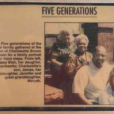 Five Generations of the Brown Family