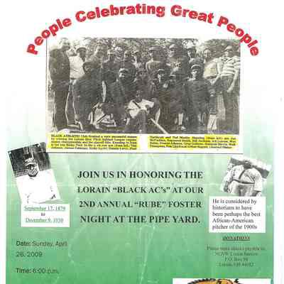 Black Athletic Club - Rube Foster Night Flyer