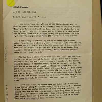 Personal Experience of W. A. Lester