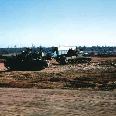 Two Army Tanks