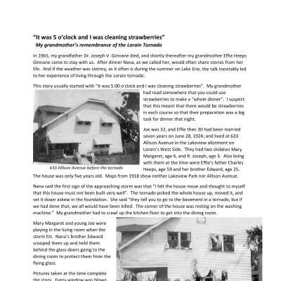 Tornado Account - Ginnane family