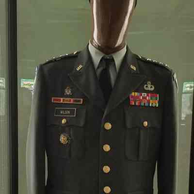 General Johnnie E. Wilson Army Uniform